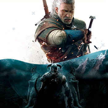 The Elder Scrolls V: Skyrim и Ведьмак 3: Дикая охота Прокат игры 10 дней